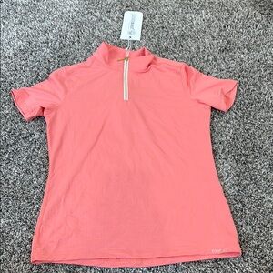 Cool blast 100 kids Colleen short sleeve riding shirt pink
